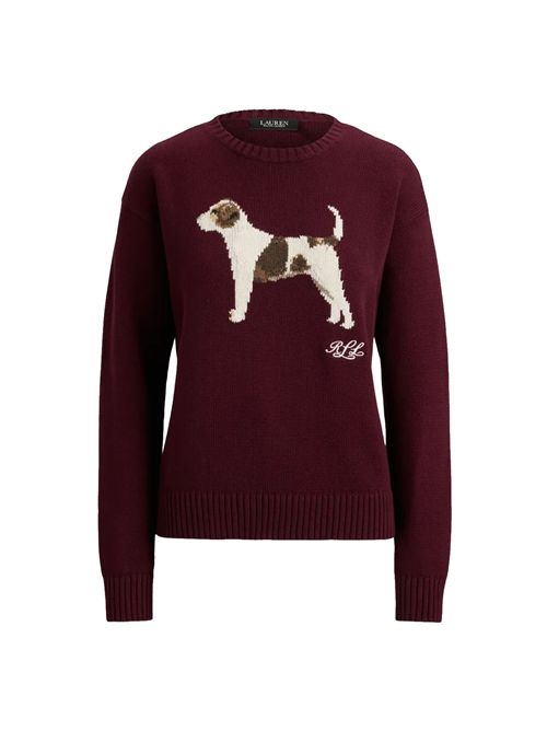 Intarsia pointer dog sweater LAUREN RALPH LAUREN | 200B27844001BRD